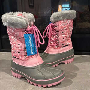 Tundra Perth waterproof resistant thermolite faux fur lined zip winter boots